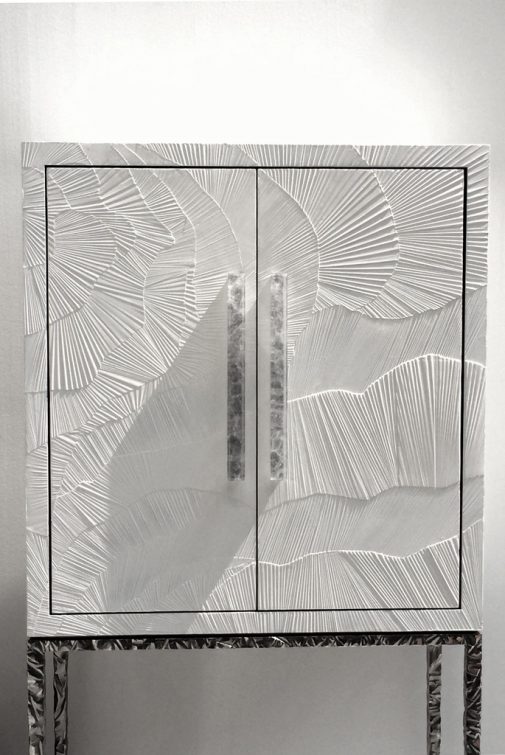 CHRISTOBAL_Tall-Boy_metal base-stucco top_handcrafted